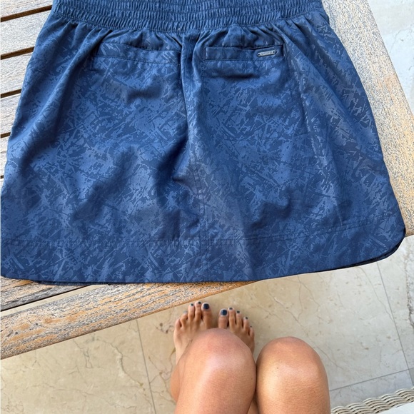 Orvis Women's Textured Navy Mini Skirt - Picture 6 of 12
